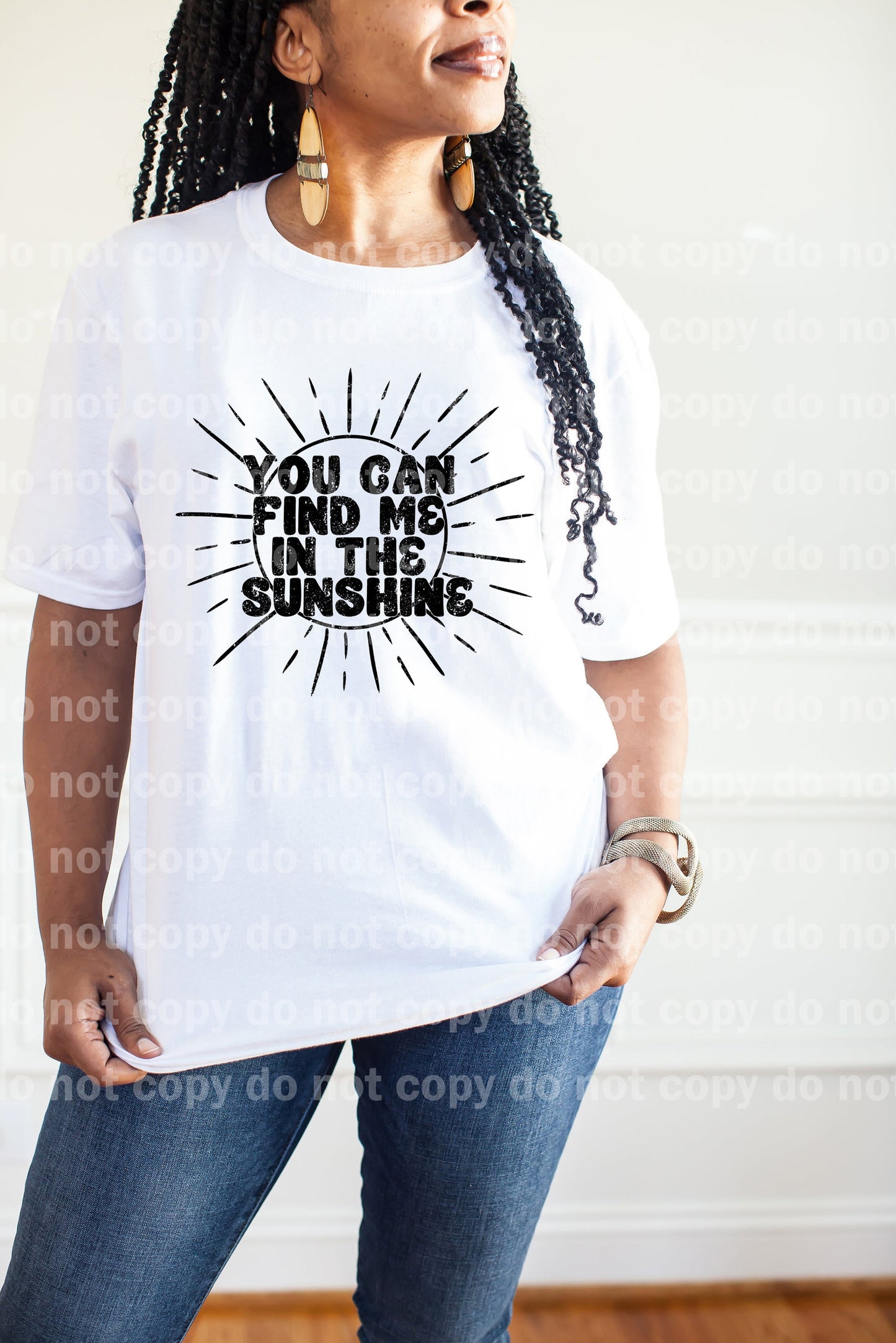 You Can Find Me In The Sunshine Distressed Full Color/One Color Dream Print or Sublimation Print
