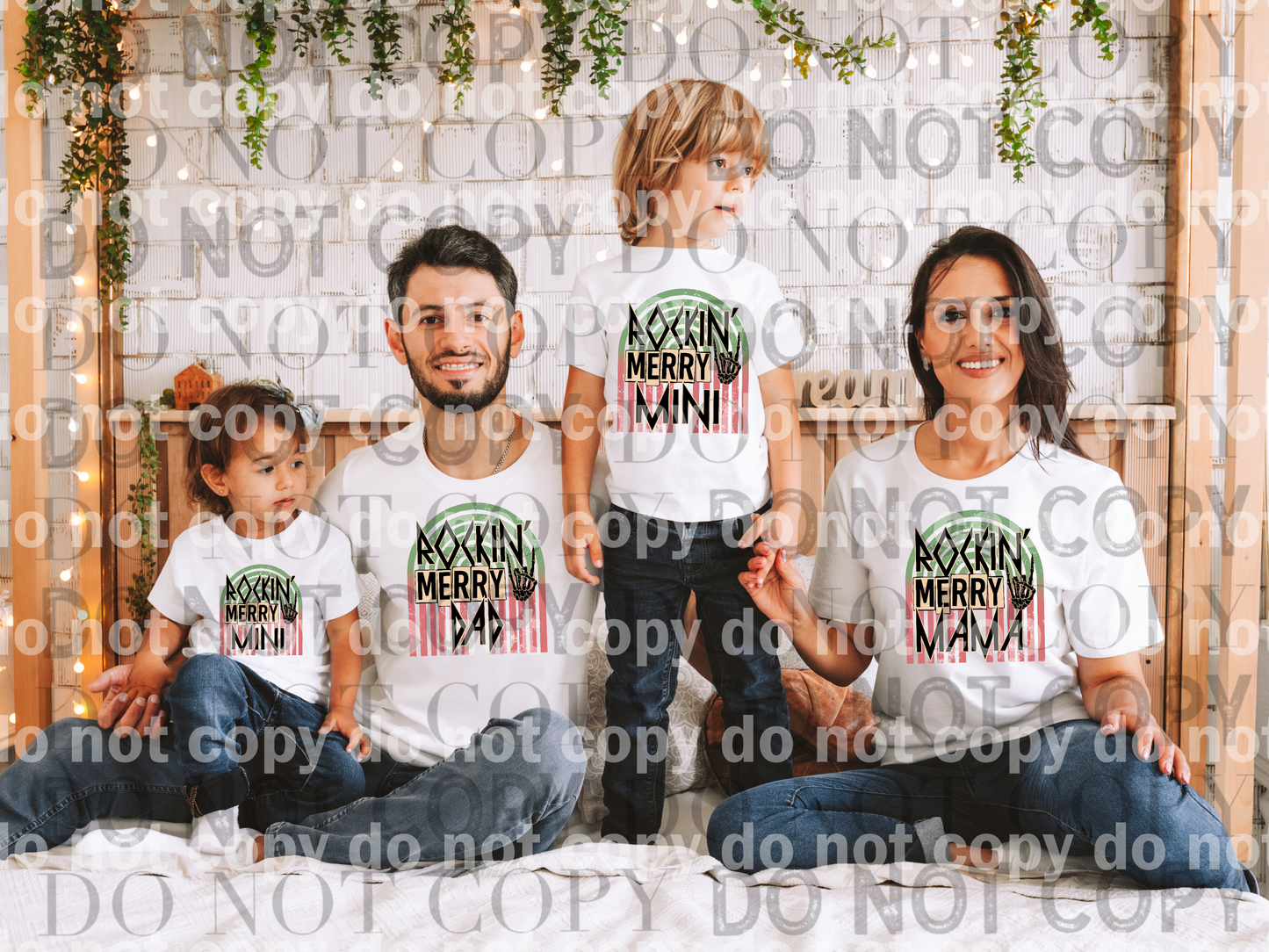 Rockin' Merry Dad Rainbow Dream Print or Sublimation Print