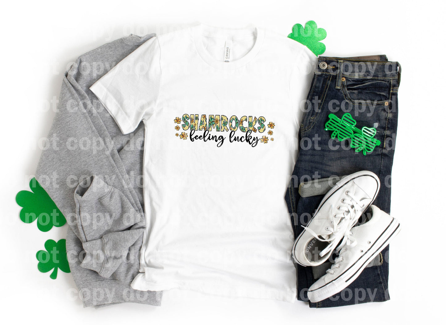 Shamrocks Feeling Lucky Dream Print or Sublimation Print