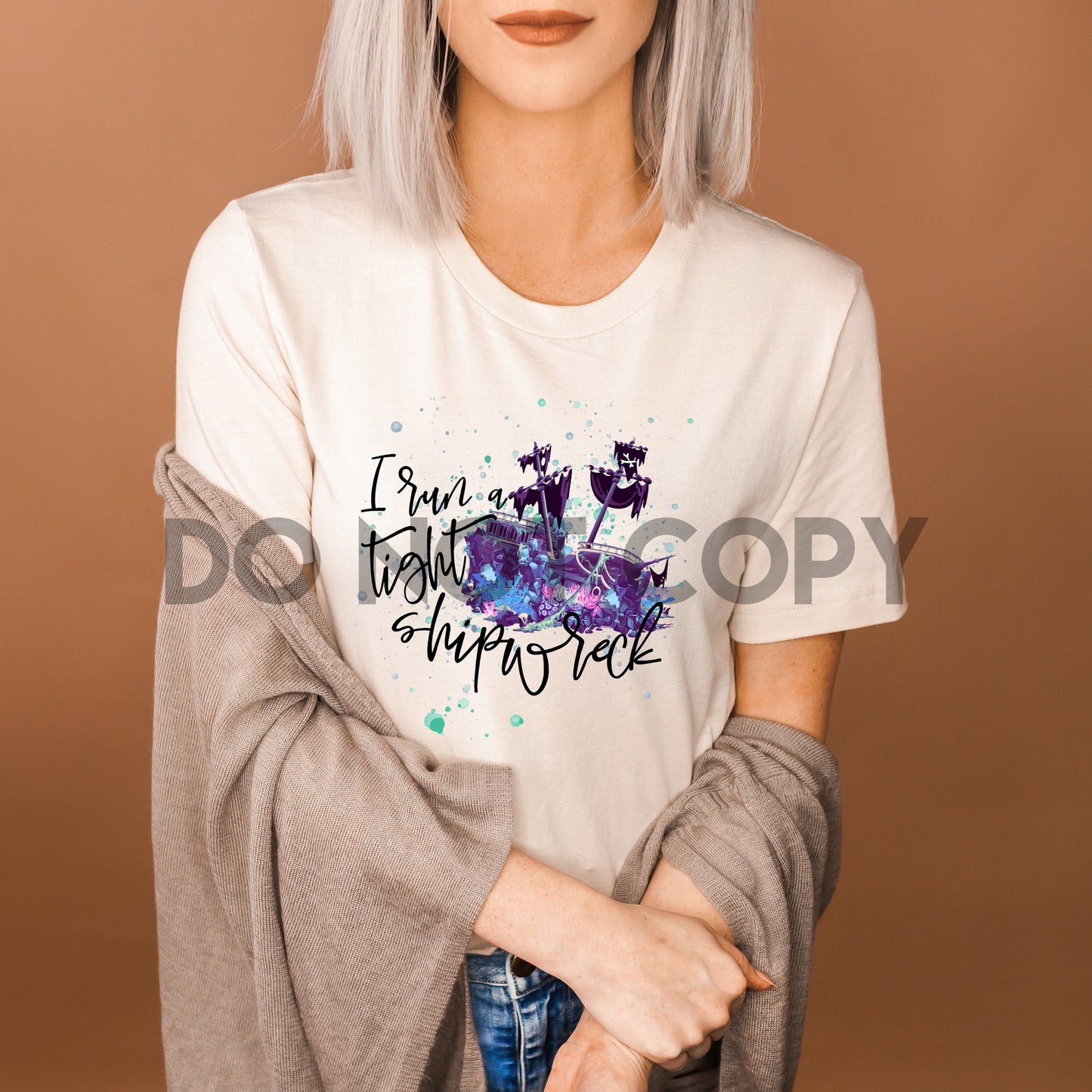 I run a tight shipwreck Dream Print or Sublimation Print