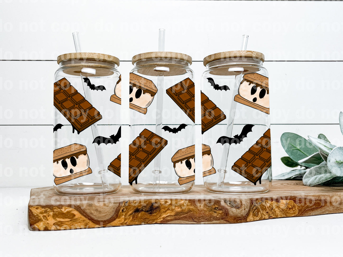 Spooky Smore 16oz Cup Wrap