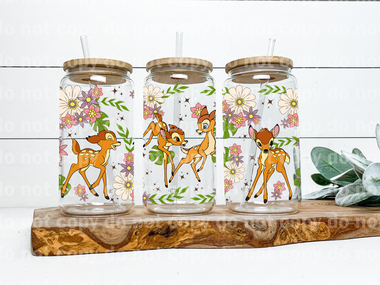 Spring Deer 16oz Cup Wrap