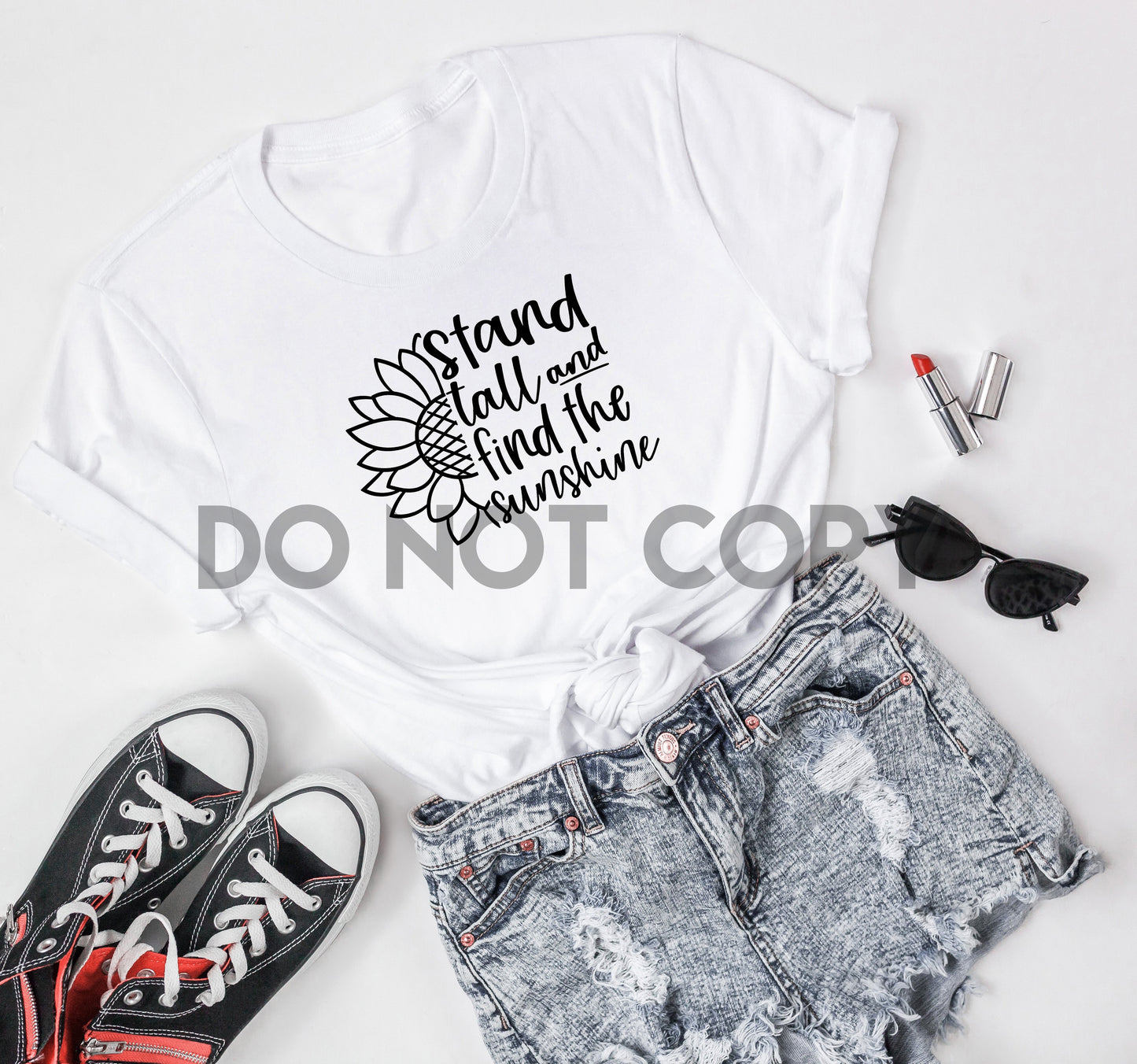 Mantente erguido y encuentra la impresión por sublimación Sunshine