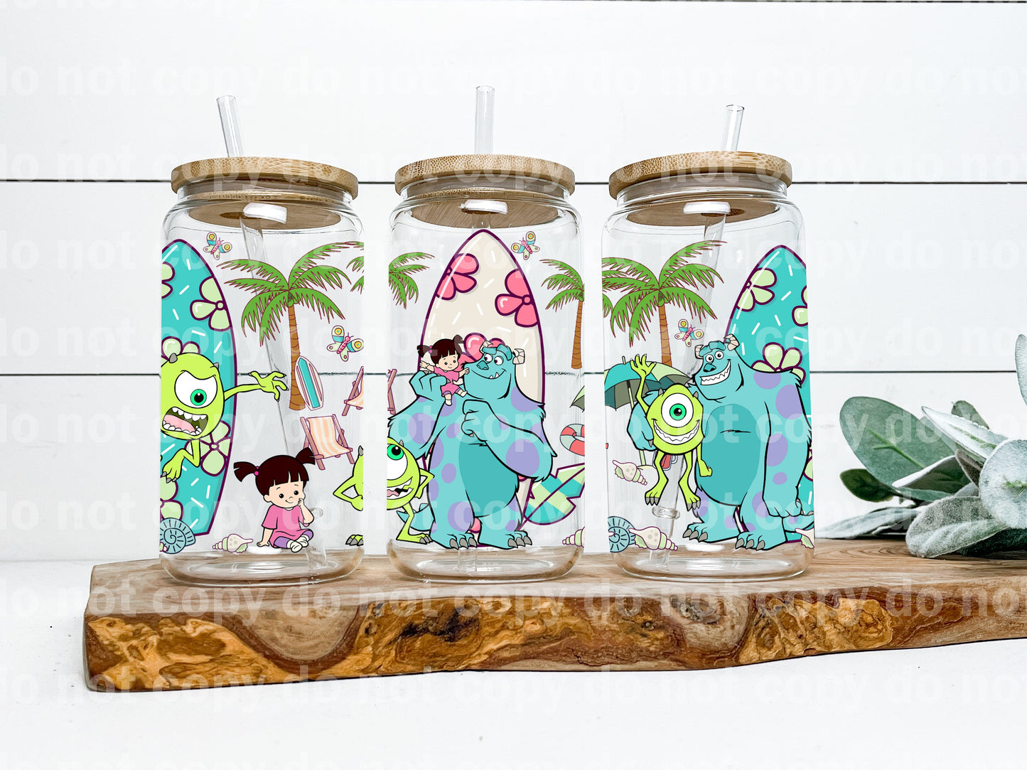 Surf Monsters 16oz Cup Wrap