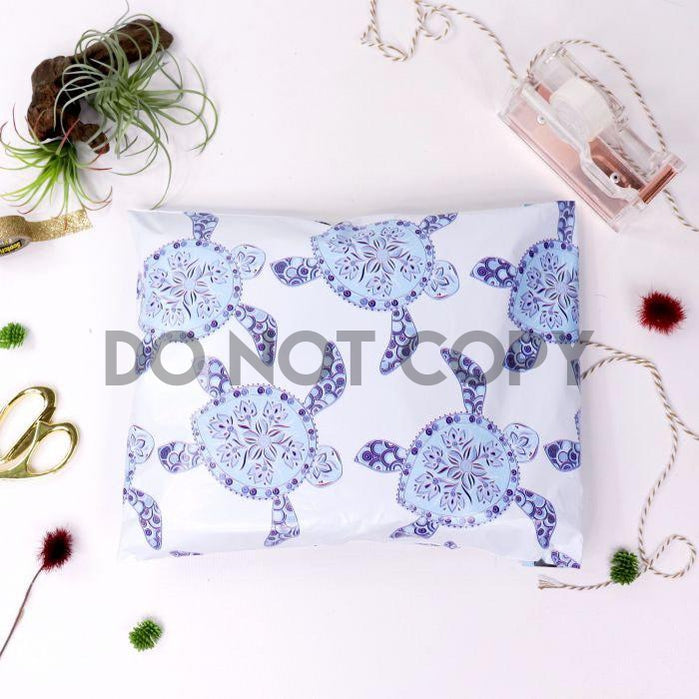 Poly mailer Turtle floral mandala print