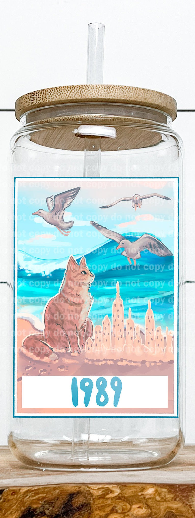 1989 Cat Birds Tarot Card