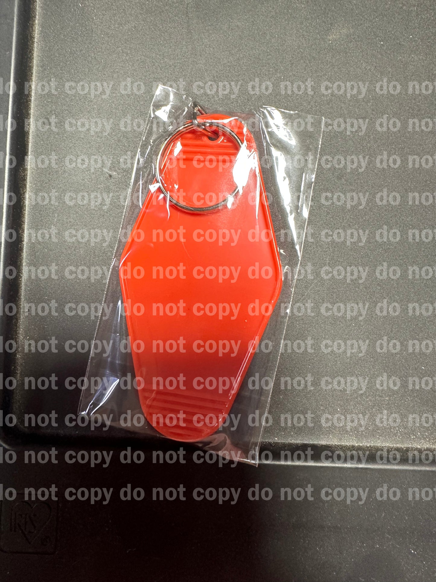 Molded Plastic Keychain Blank