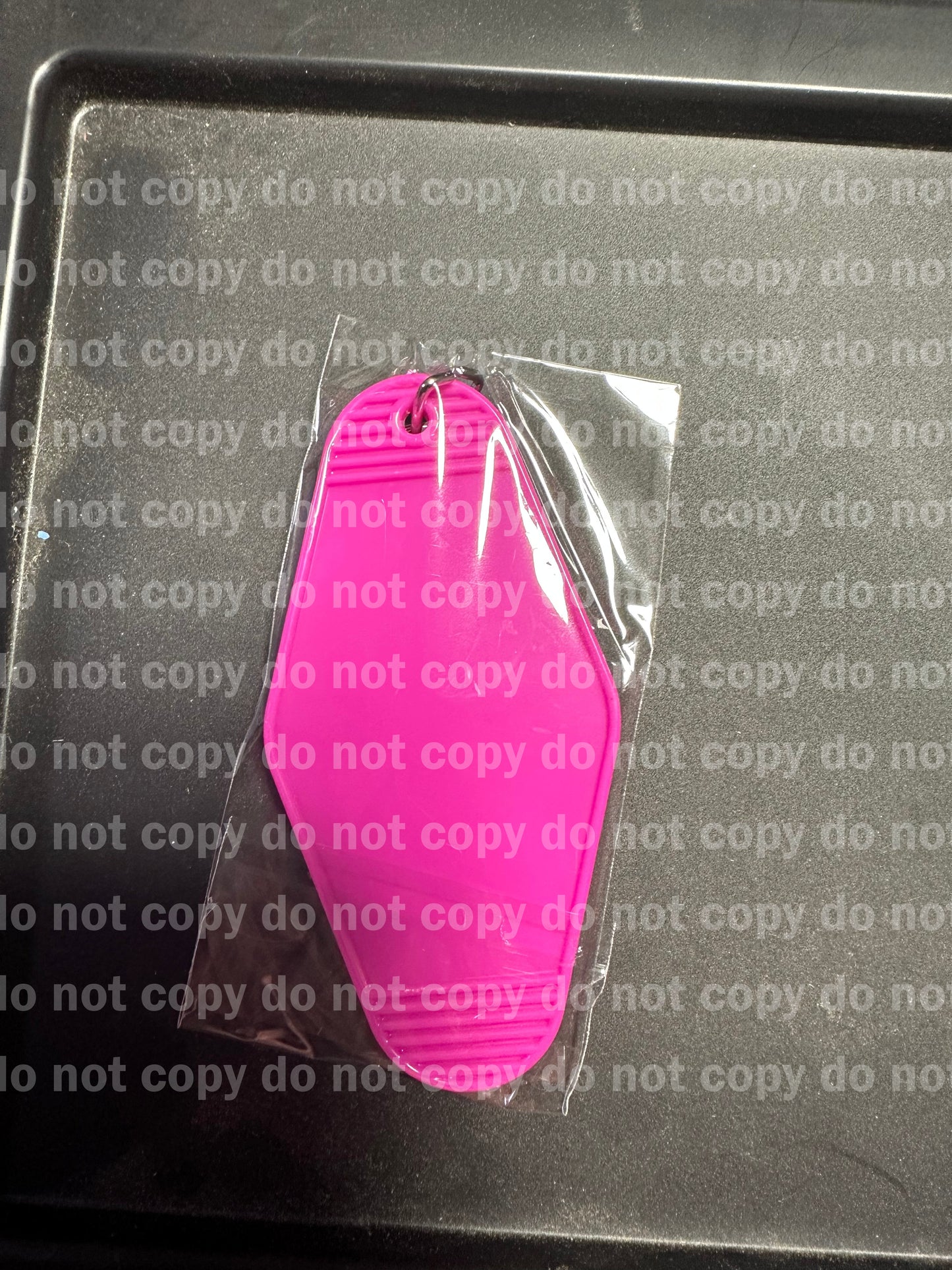 Molded Plastic Keychain Blank