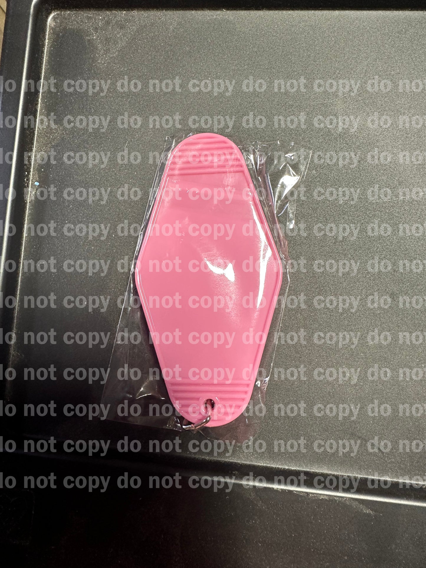 Molded Plastic Keychain Blank