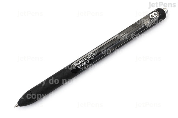 Black Papermate Inkjoy Gel Pen Blank