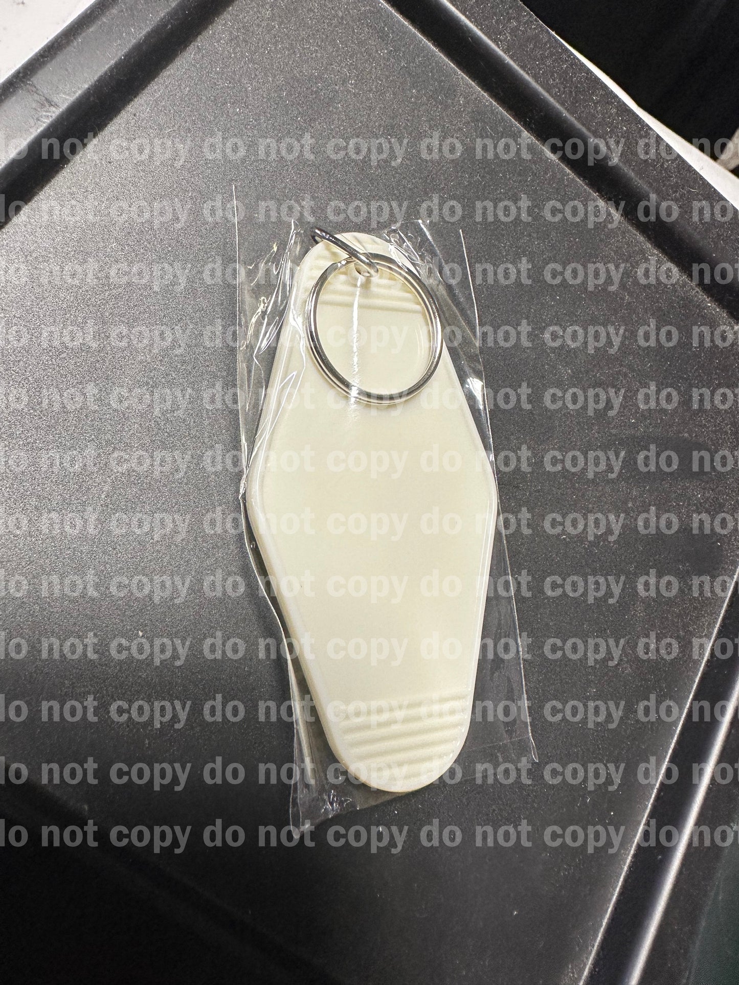 Molded Plastic Keychain Blank