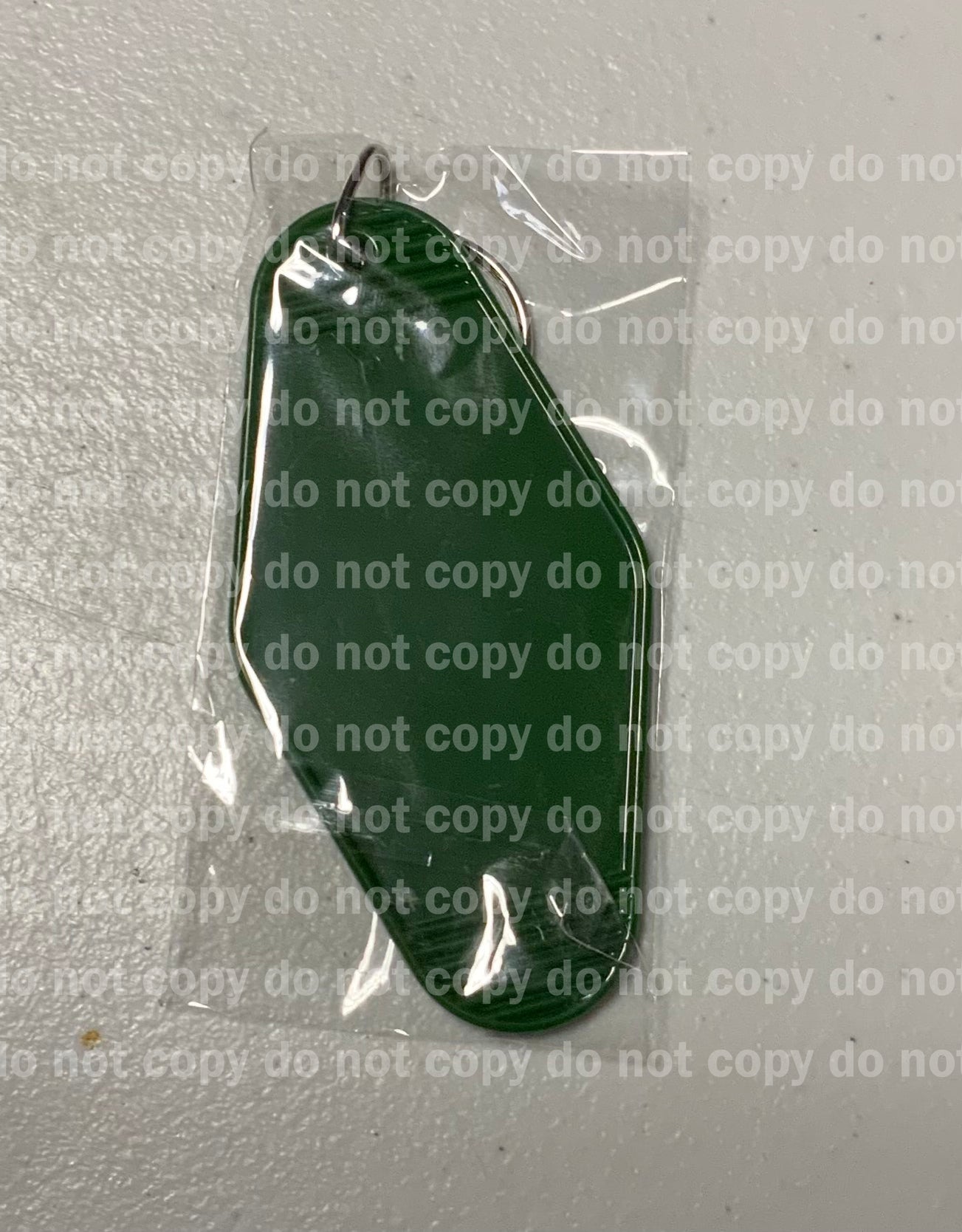 Molded Plastic Keychain Blank