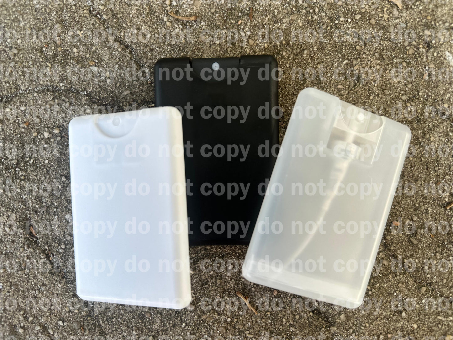 Travel liquid sanitizer with custom print applied or blank to DIY