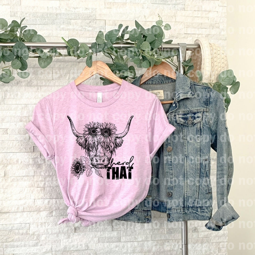 Herd that Cow Sunflower Shaggy Cow Dream Print or Sublimation Print