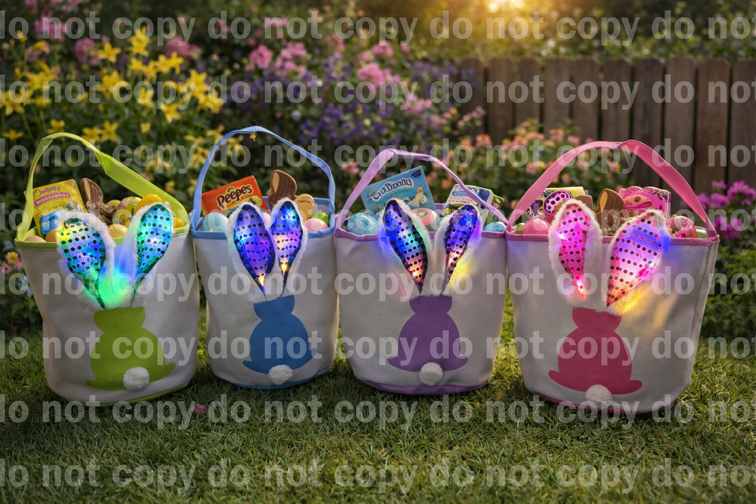 ✨ Customizable Light-Up Easter Basket – READY TO SHIP! ✨