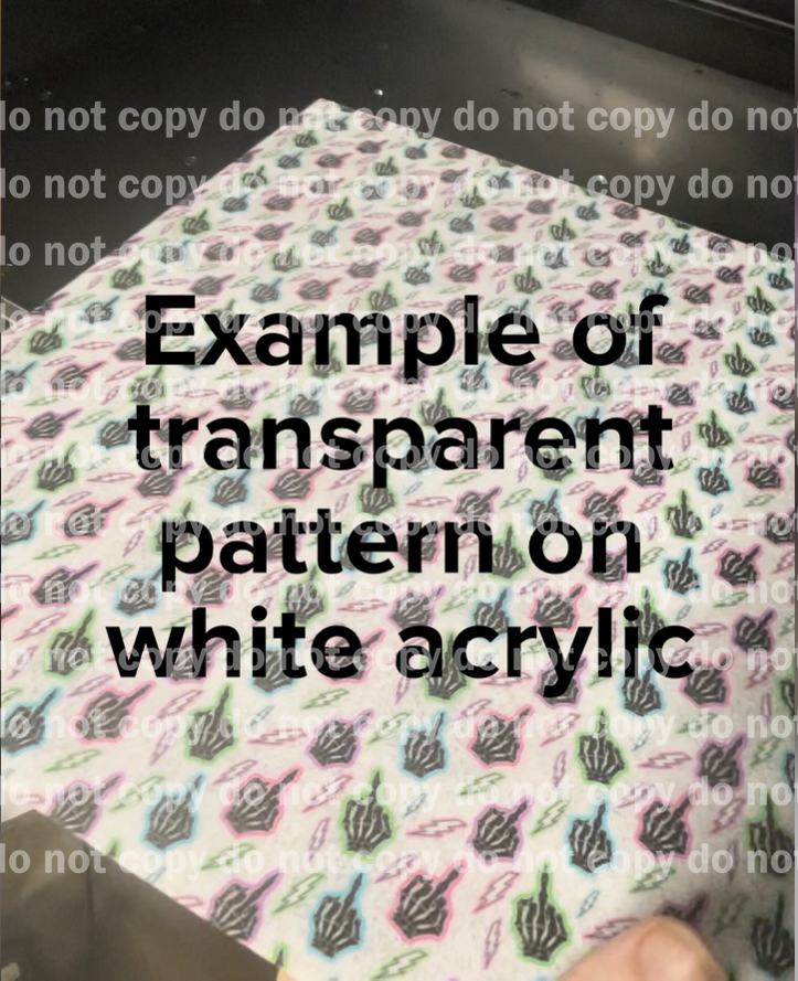 Choose Acrylic core color