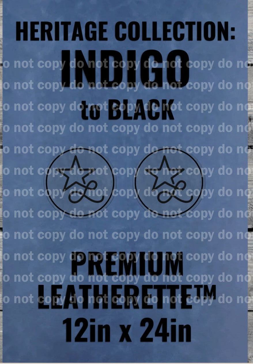 Leatherette patches, custom engraved