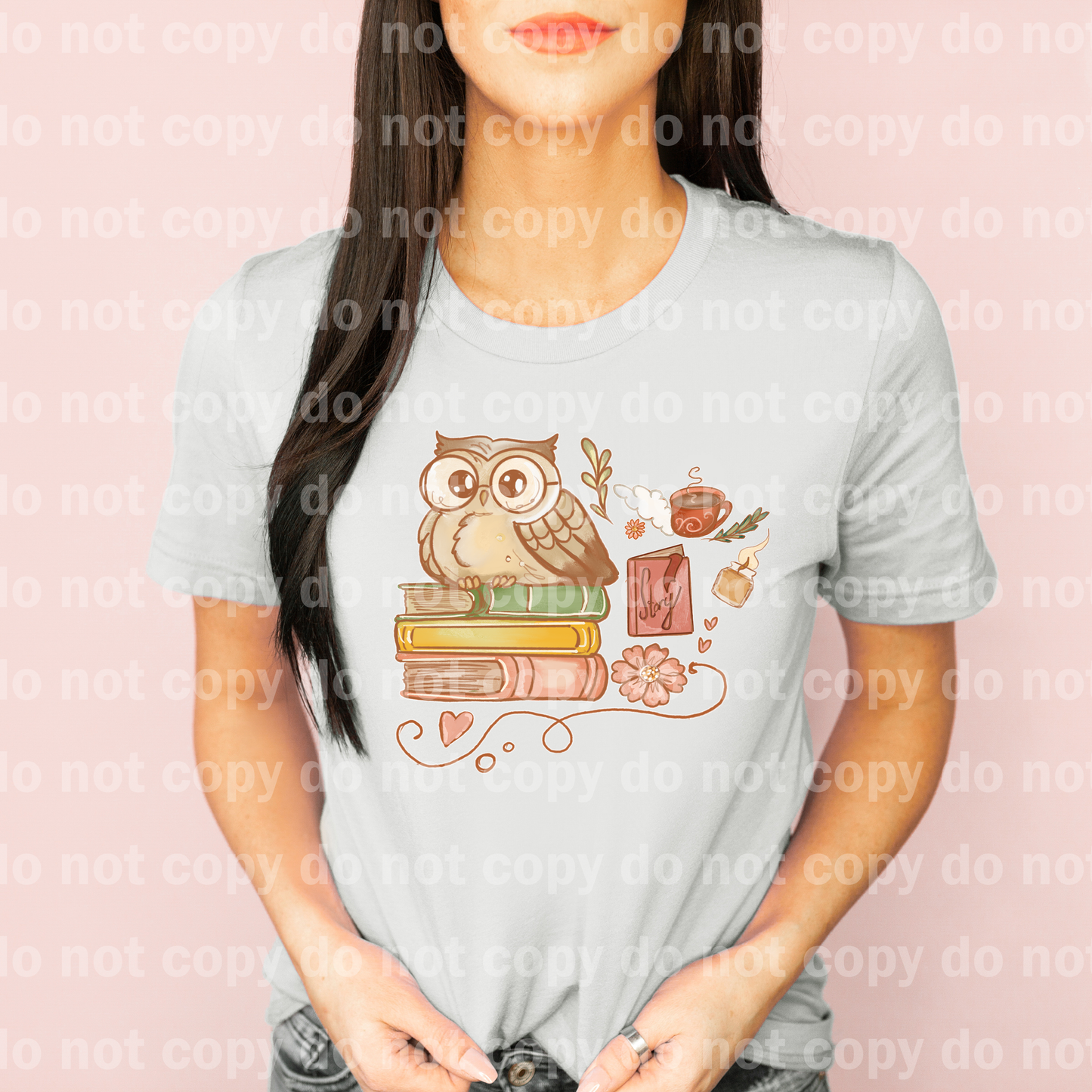 Owl On Books Collage