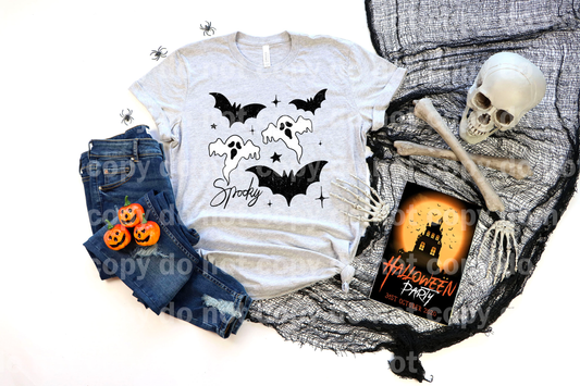 Spooky Ghost and Bats