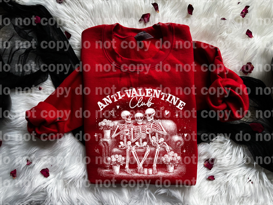 Anti Valentines Skellies On Couch