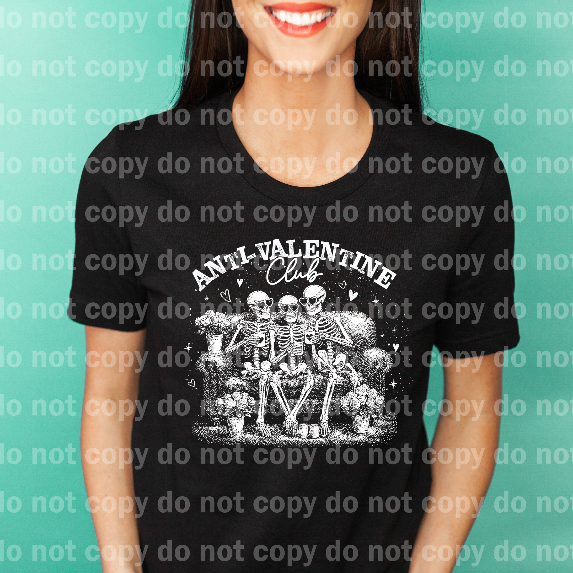 Anti Valentines Skellies On Couch