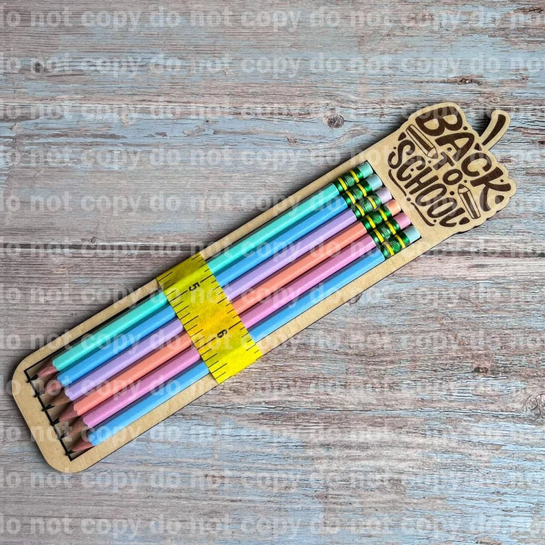 Engraved personalized No 2 pencil sets