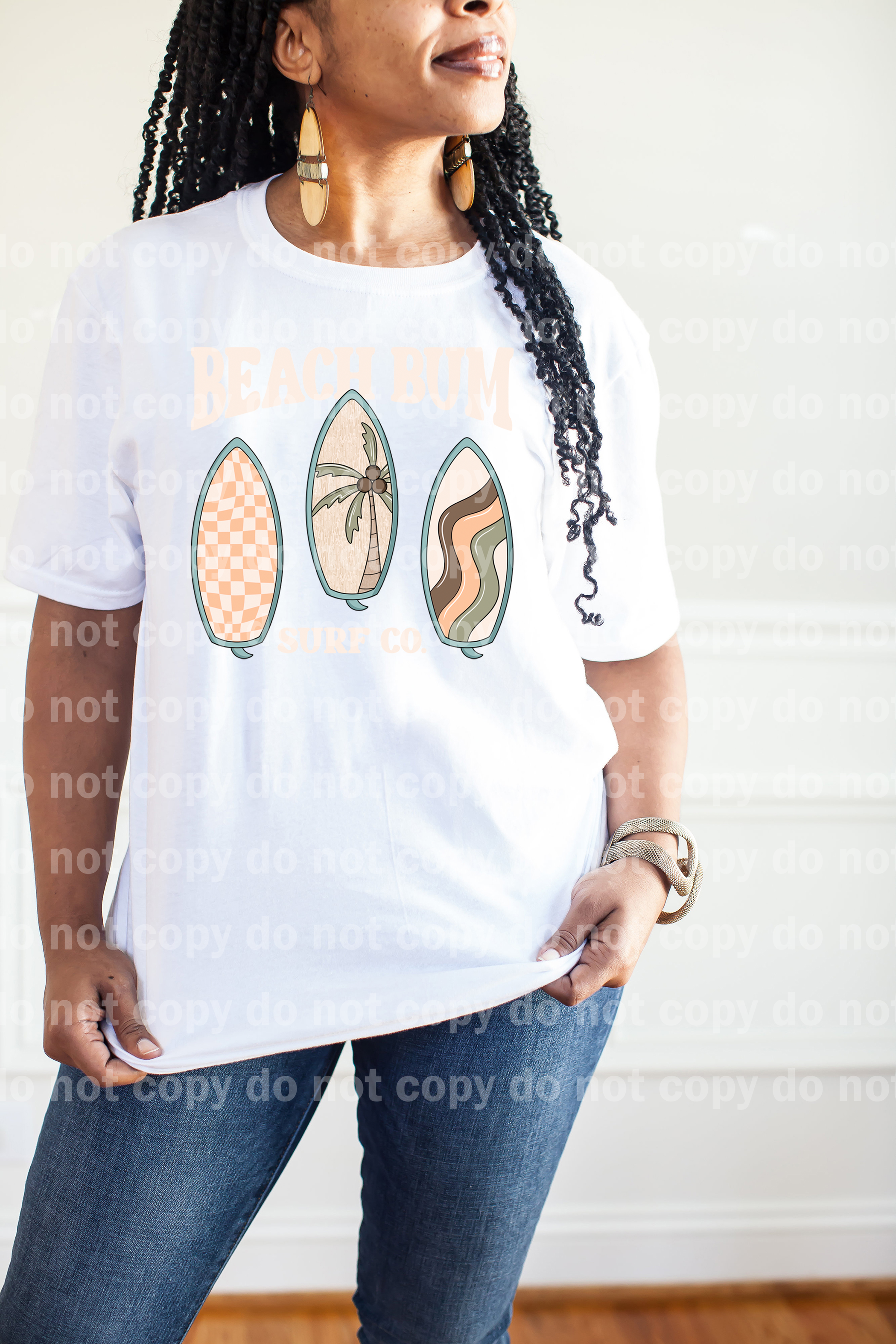 Beach Bum Cream Font/Orange Font