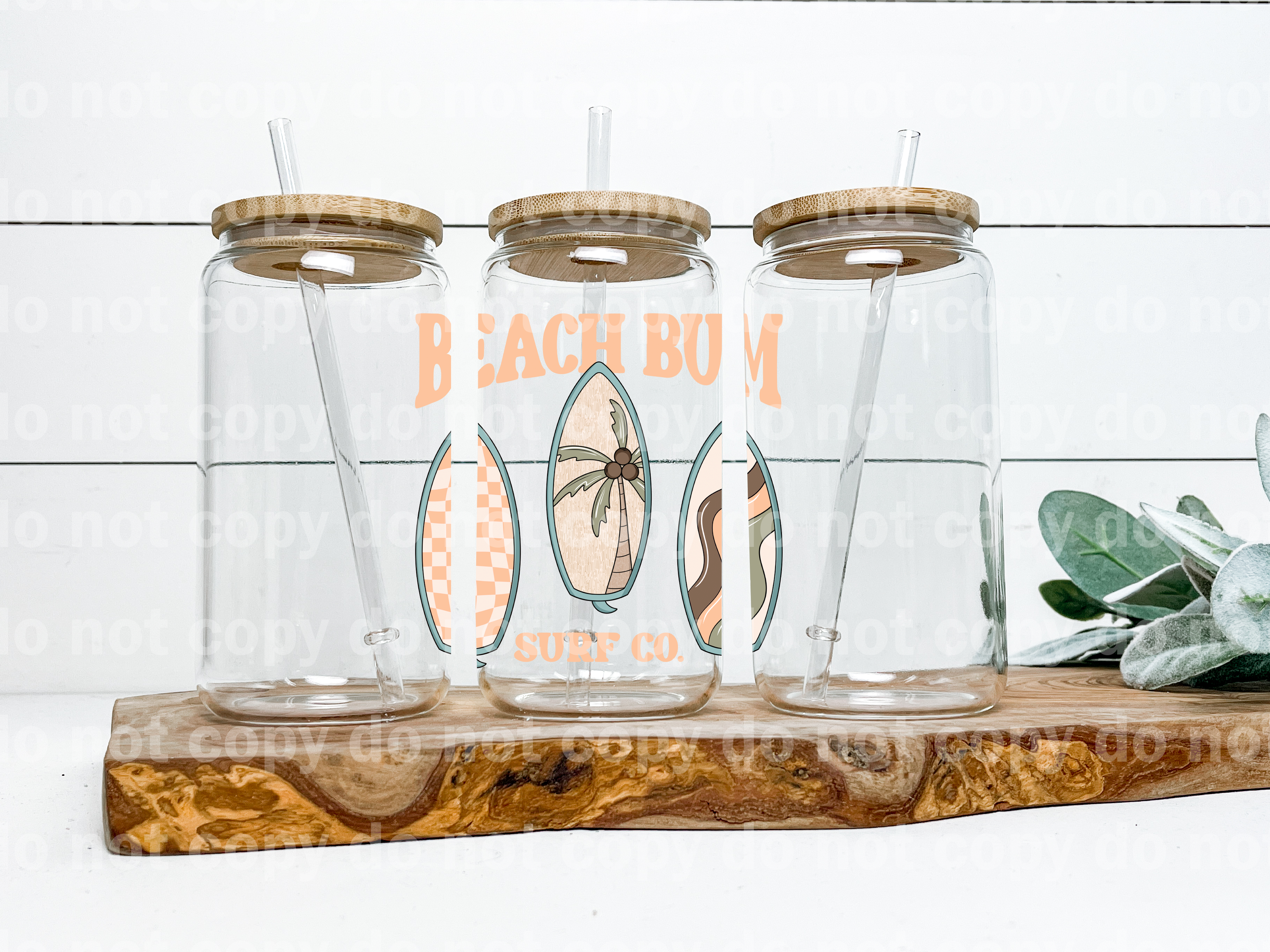 Beach Bum Cream Font/Orange Font