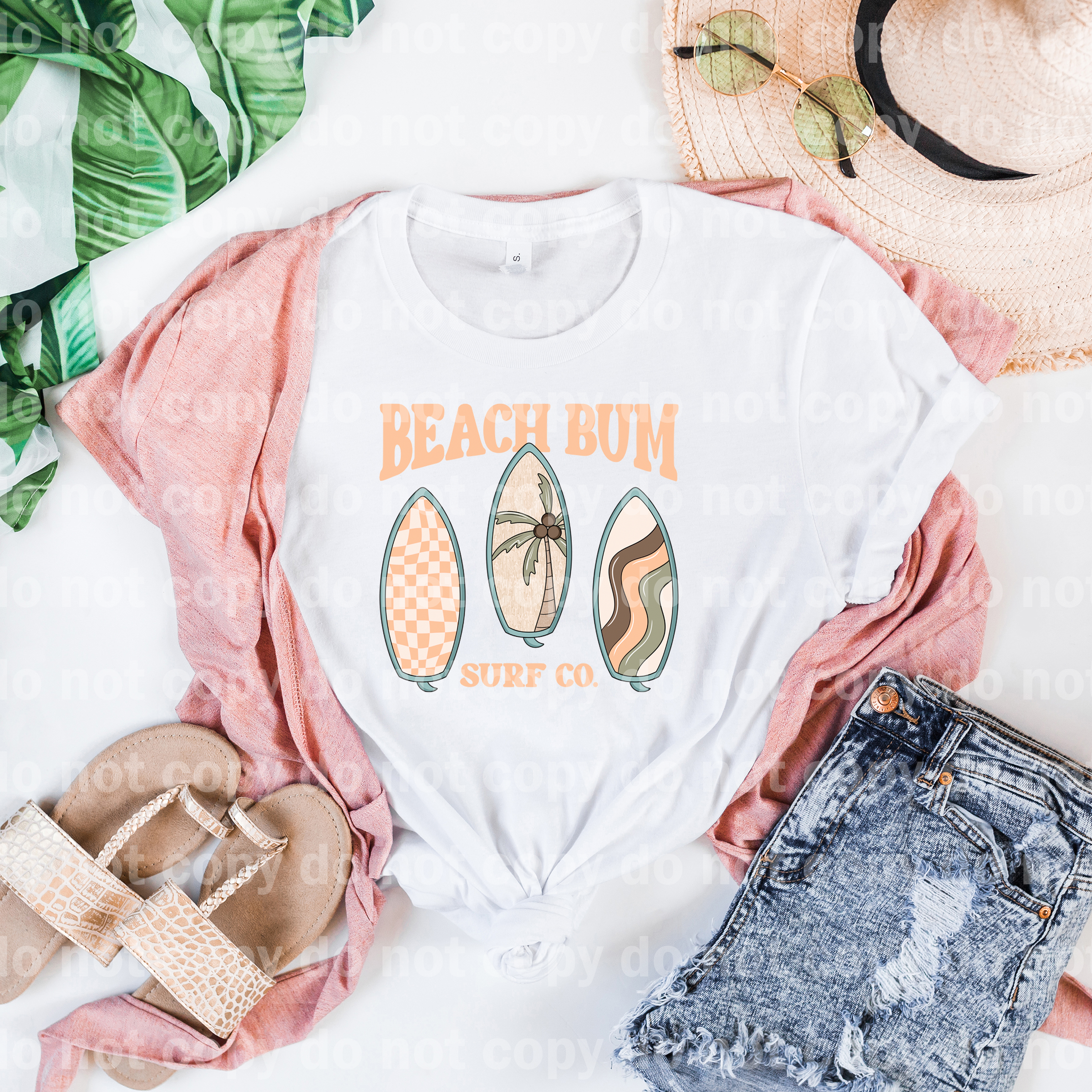 Beach Bum Cream Font/Orange Font