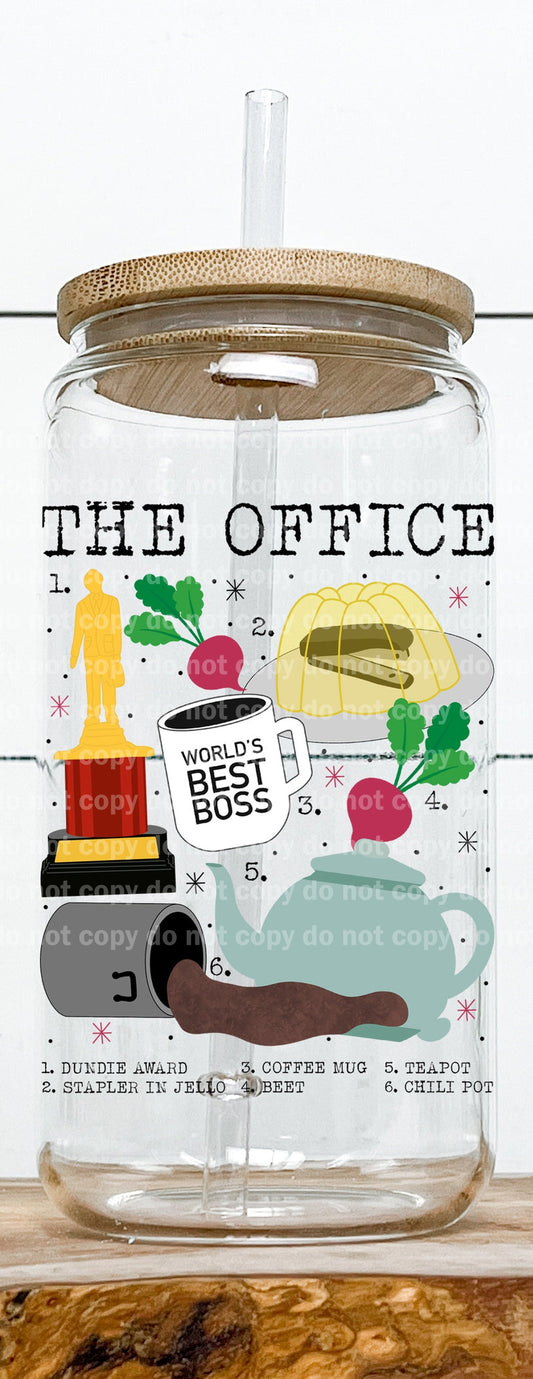 The Office Chart Decal 2.6 x 3.5