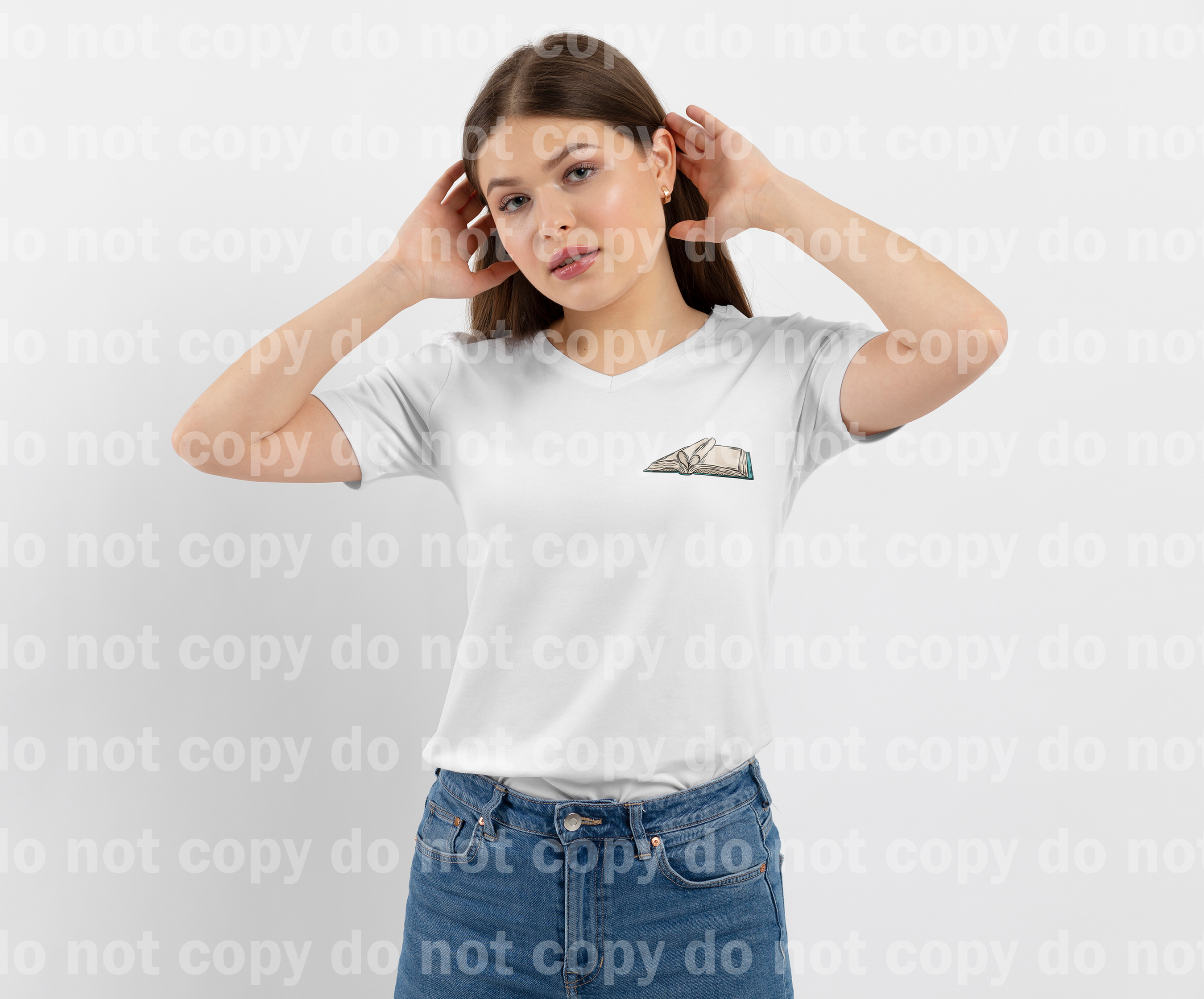 Books Over People Brown Font