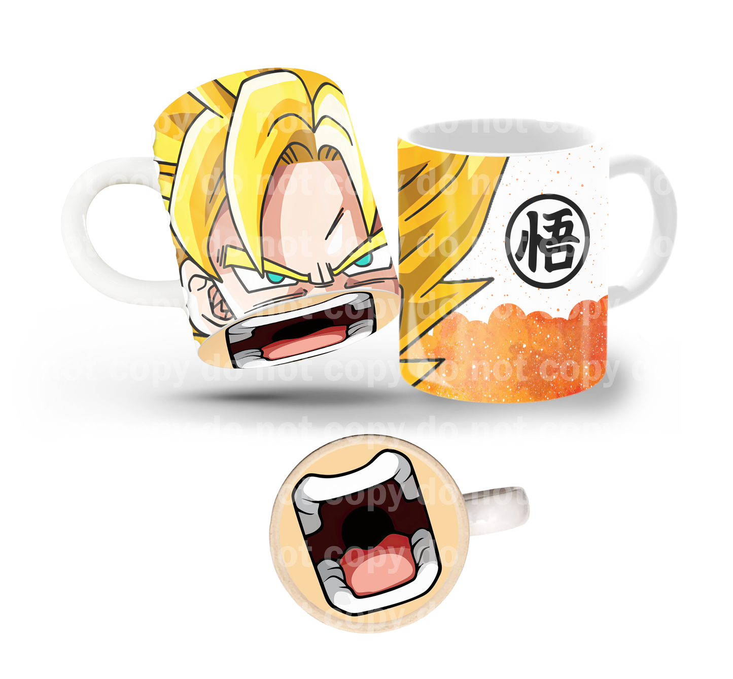 Carrot Fighter Tilt & Sip Mug Wrap + Bottom Design Set