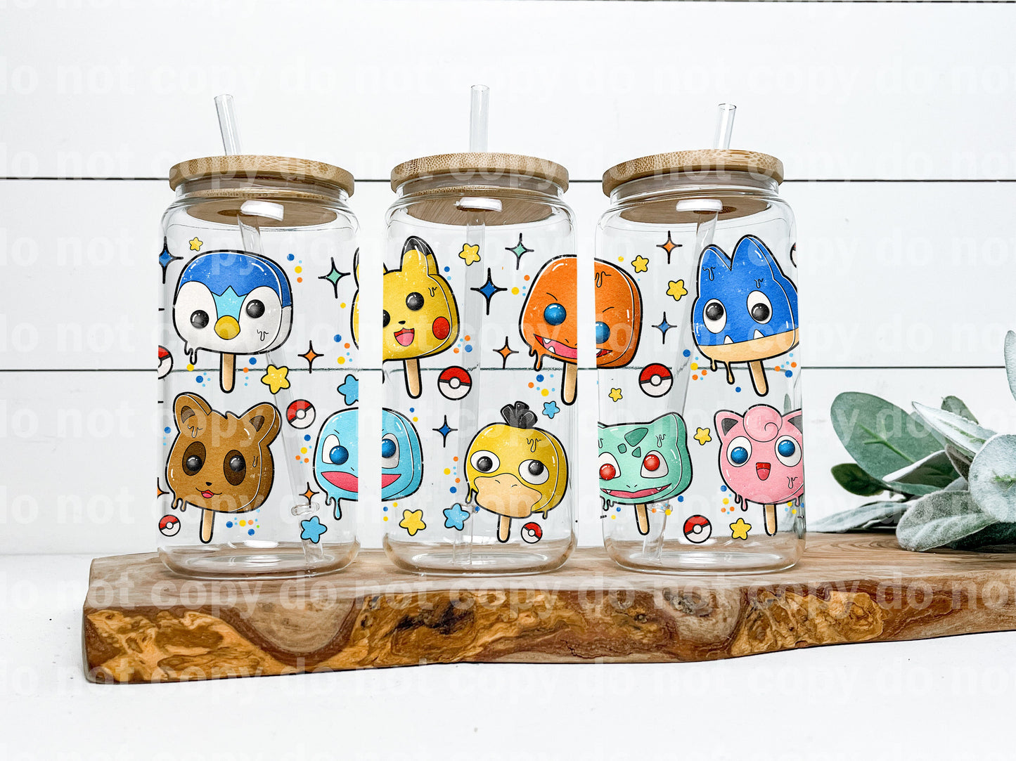 Character Popsicles 16oz Cup Wrap