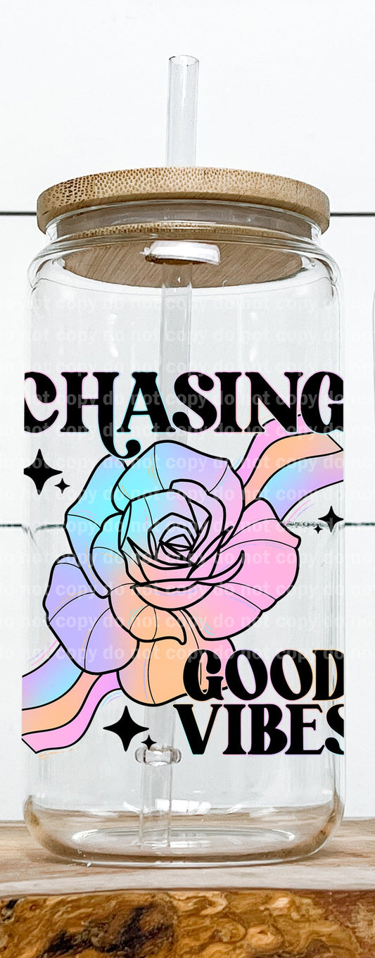 Chasing Good Vibes Decal 3.5 x 3.5