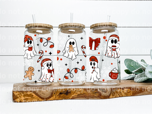 Christmas Ghosts 16oz Cup Wrap