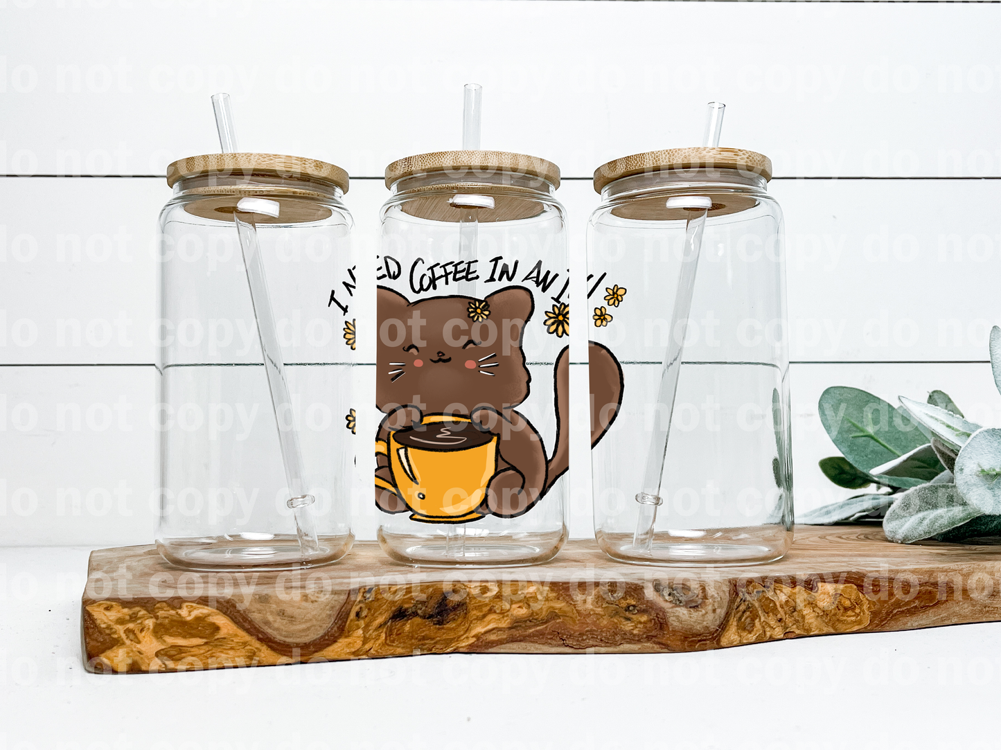 I Need Coffee In An IV Cat