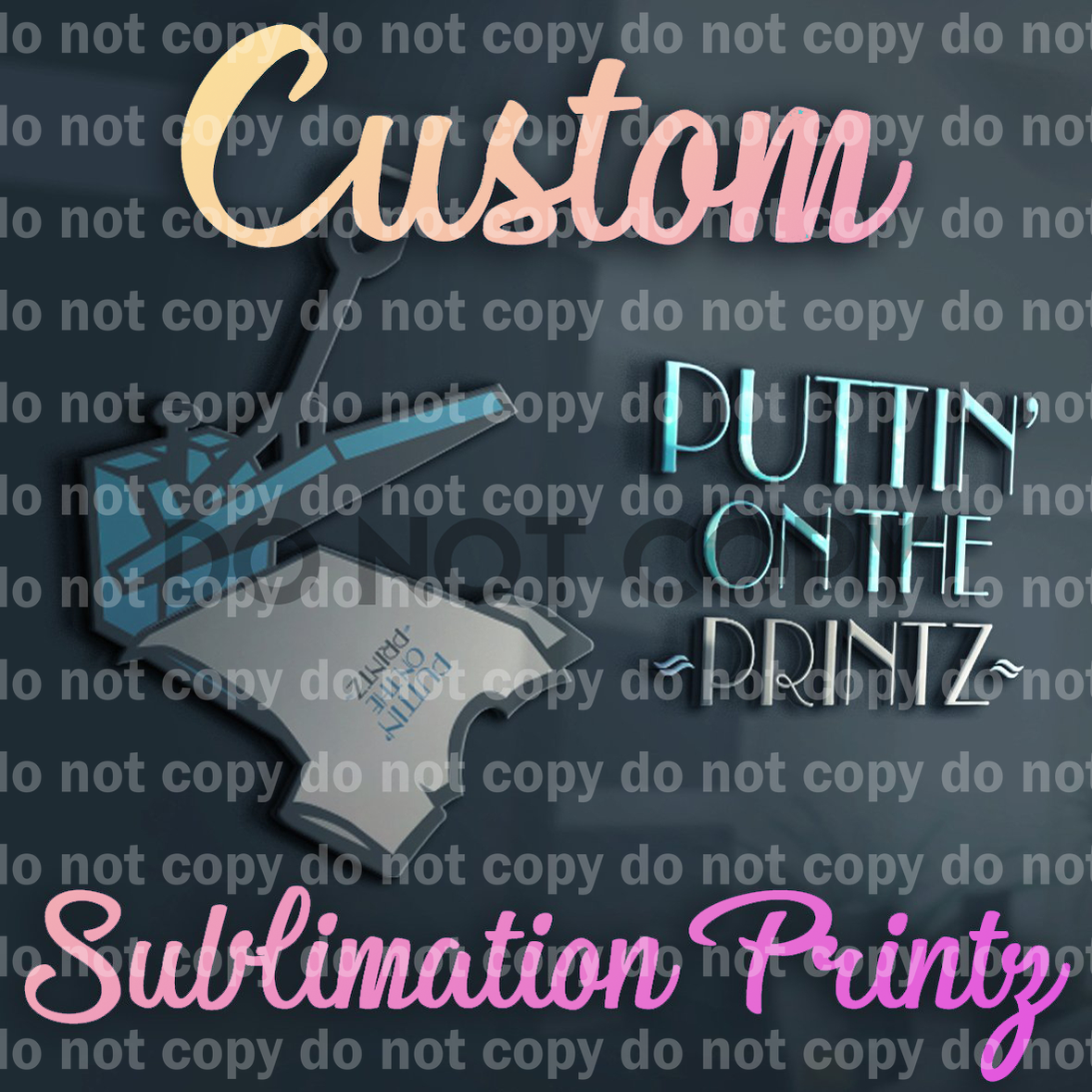 Custom Sublimation Print (fabrics and cup wraps) No minimum Upload your file