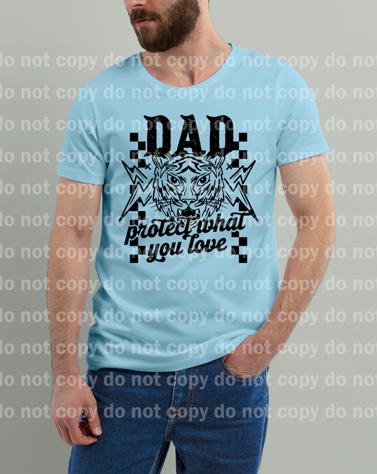 Dad Protect What You Love Black/White