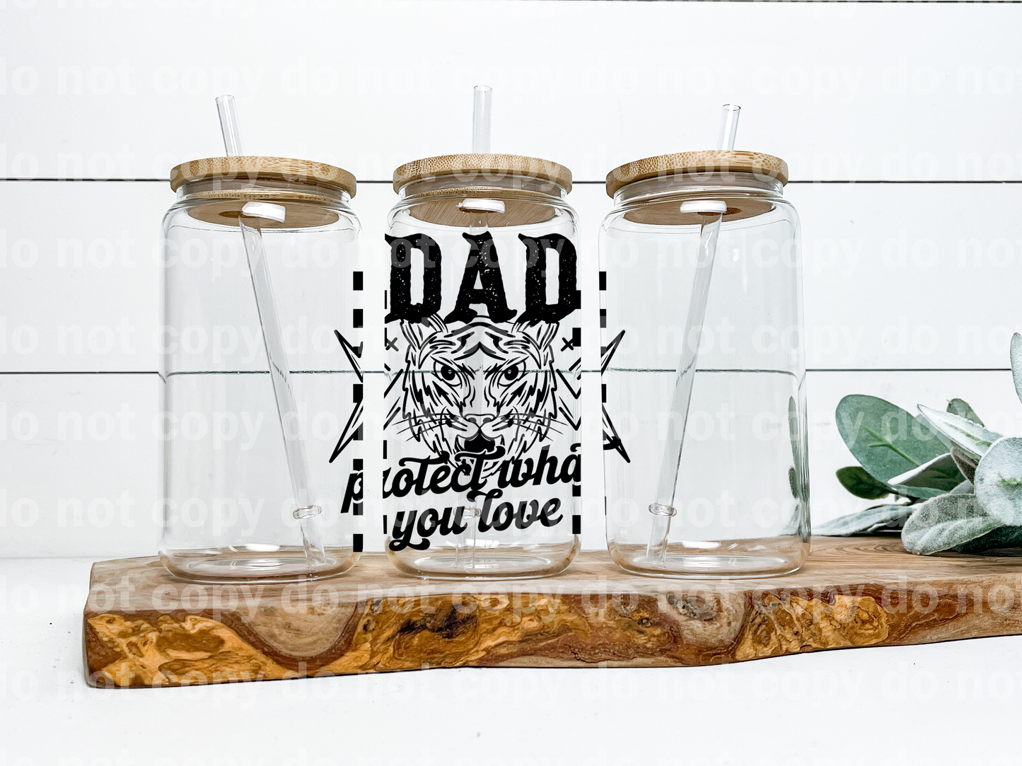 Dad Protect What You Love Black/White