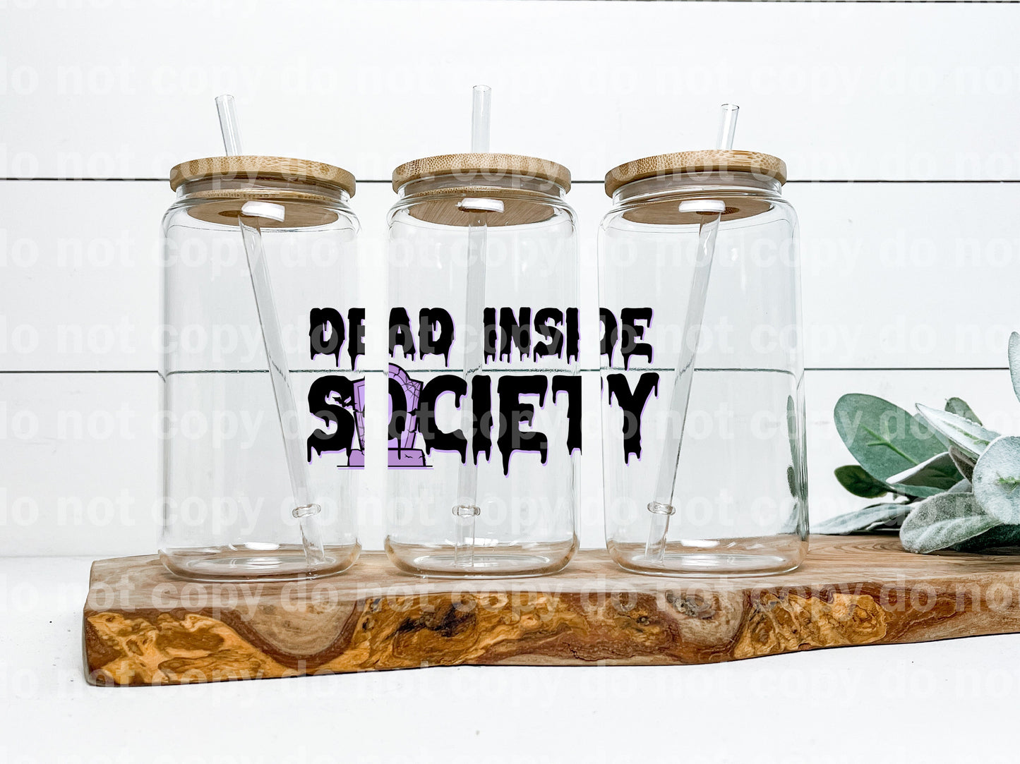 Dead Inside Society Decal 5 x 2.4