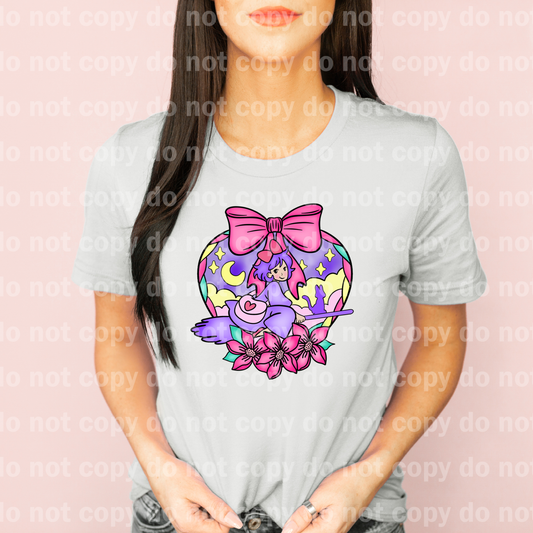 Delivery Witch Floral Heart