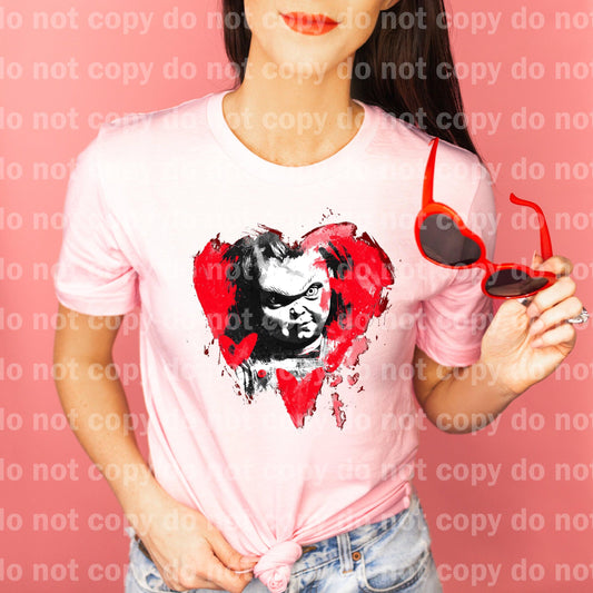 Chucky Drippy Paint Valentine's Heart