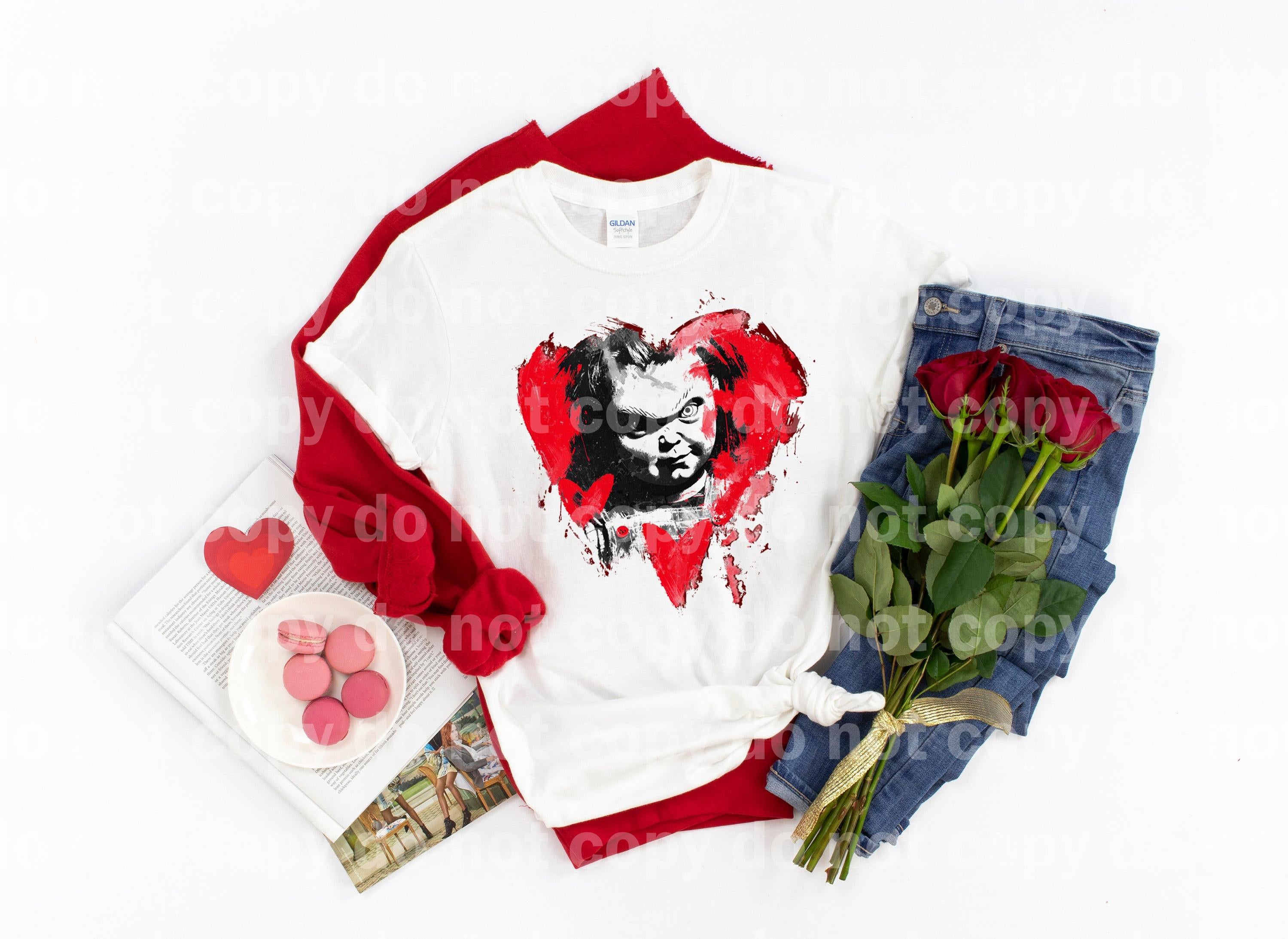 Chucky Drippy Paint Valentine's Heart