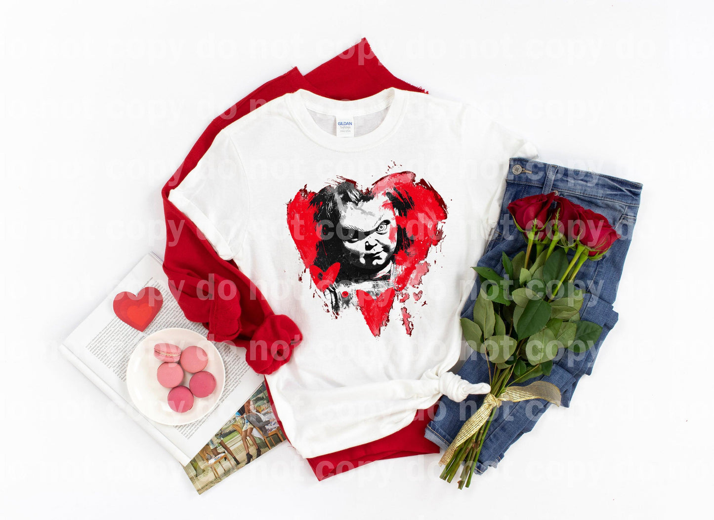 Chucky Drippy Paint Valentine's Heart