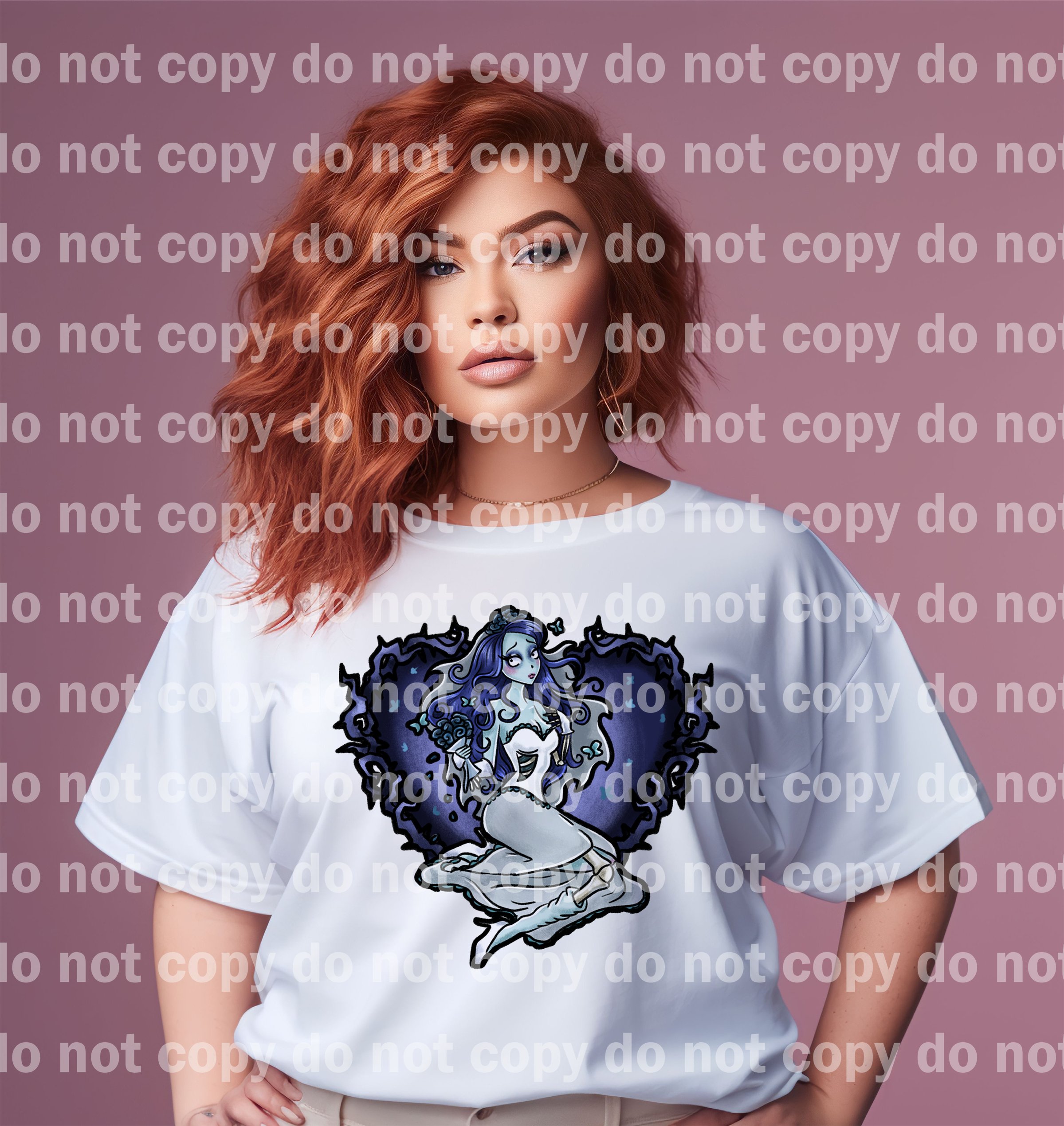 Dead Bride With Heart Background