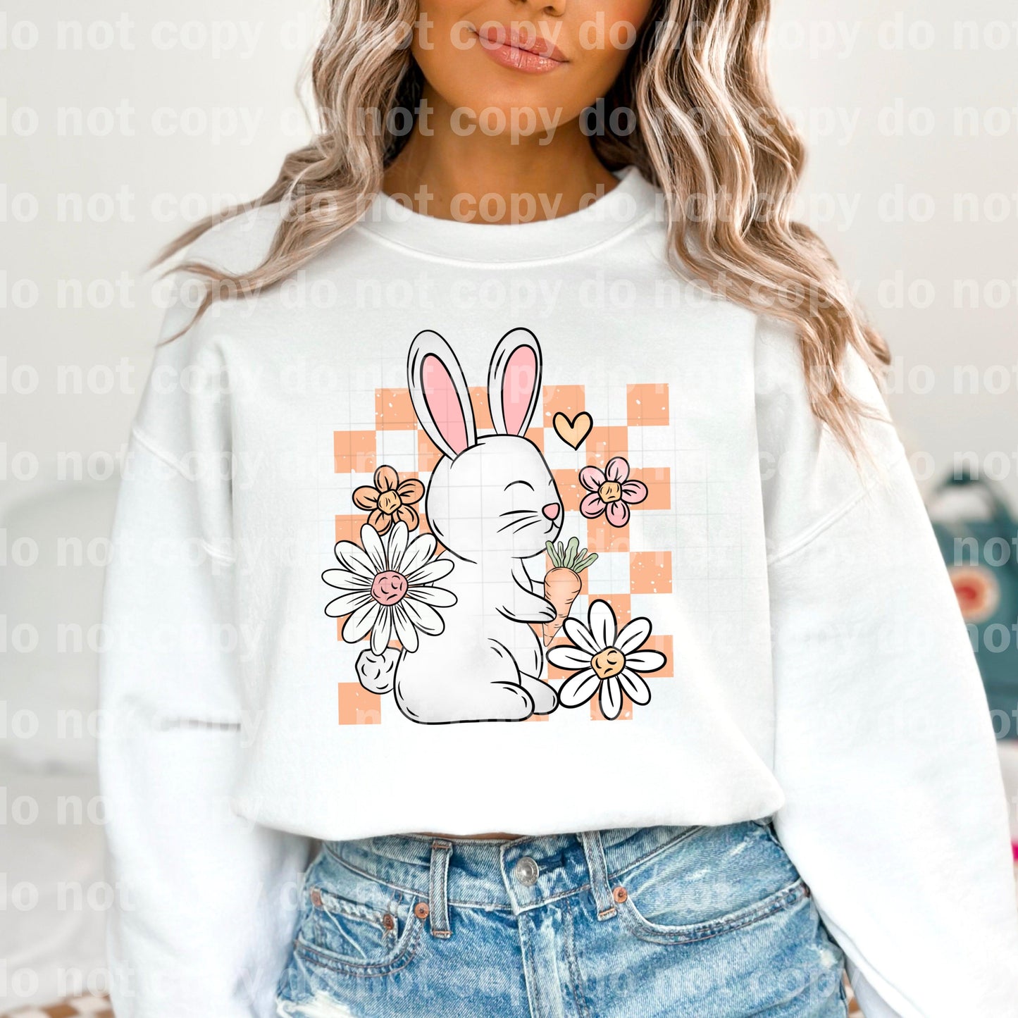 Easter Bunny Checkered