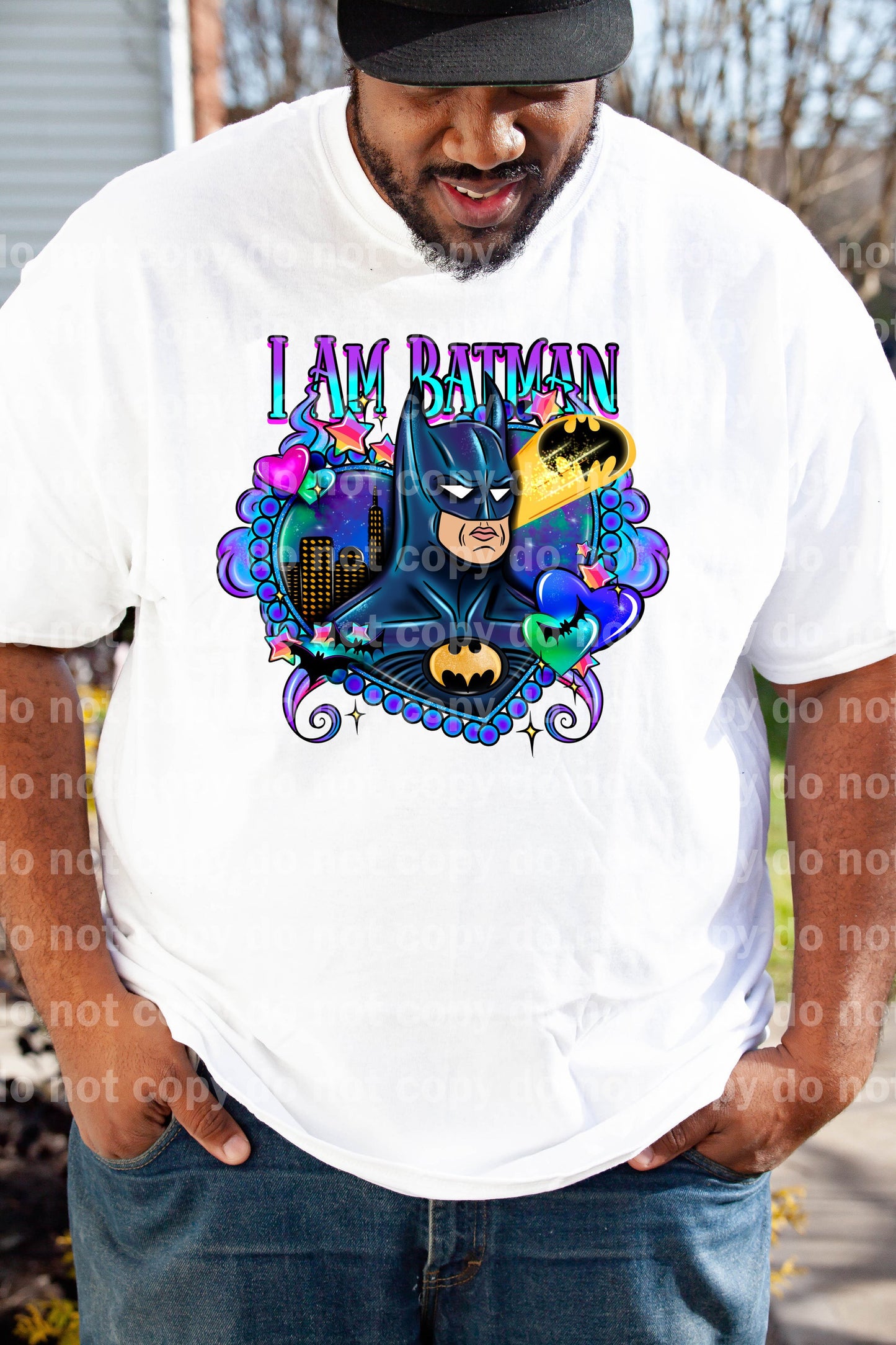 I Am Bat Superhero Colored