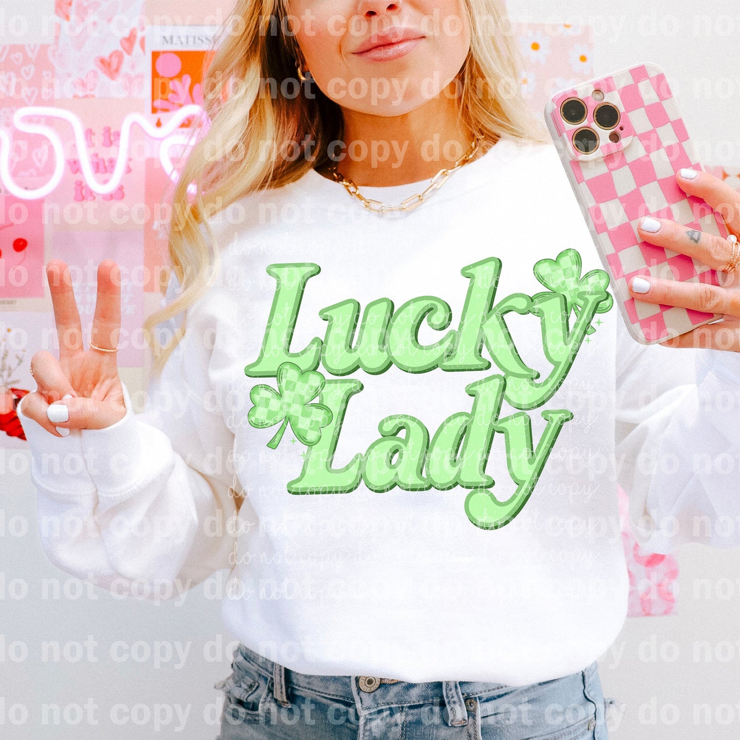 Lucky Lady Clover Leaf