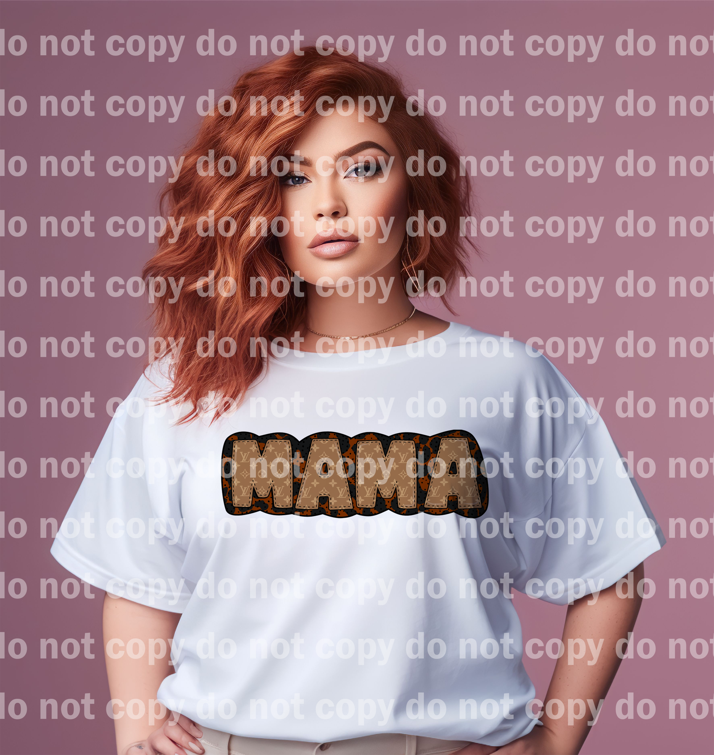 Mama Bougie Faux Embroidery