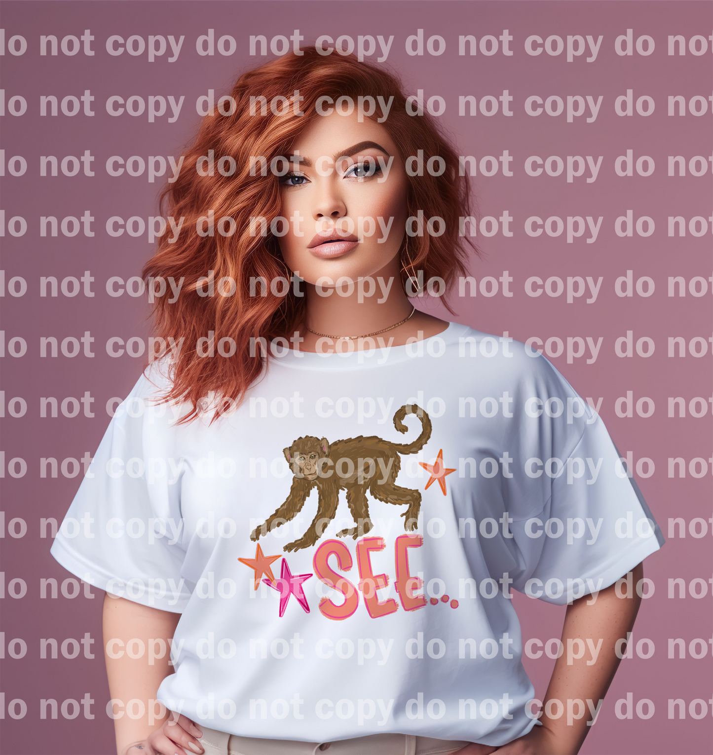 Monkey See Stars Girl Version